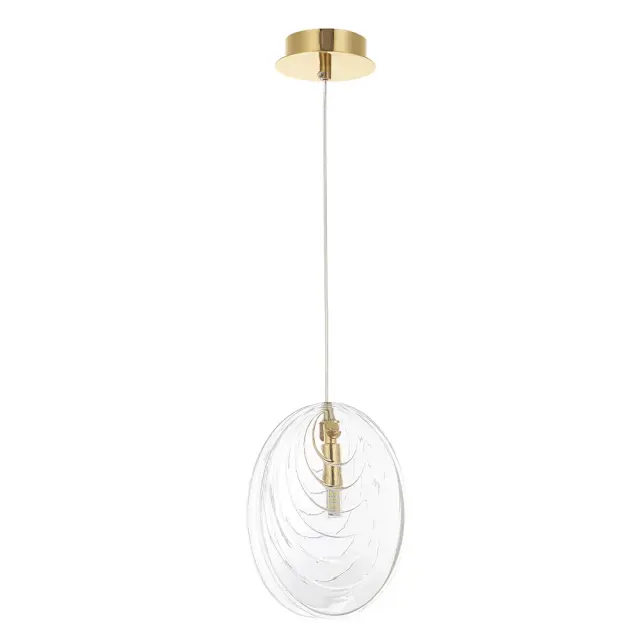 Светильник Crystal Lux MAR SP1 TRANSPARENTE — золотой, ракурс 2