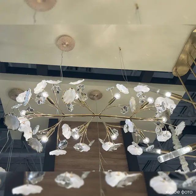 Светильник Crystal Lux MARGO SP10 — золотой, ракурс 2