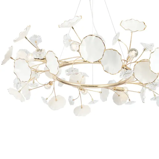 Люстра Crystal Lux MARGO SP9R — золотой, ракурс 6