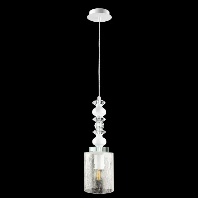Светильник Crystal Lux MATEO SP1 WHITE — хром, ракурс 4