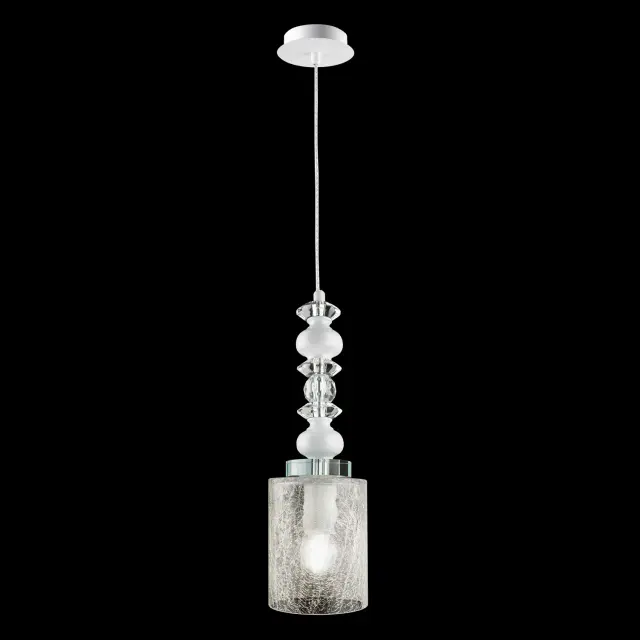 Светильник Crystal Lux MATEO SP1 WHITE — хром, ракурс 5