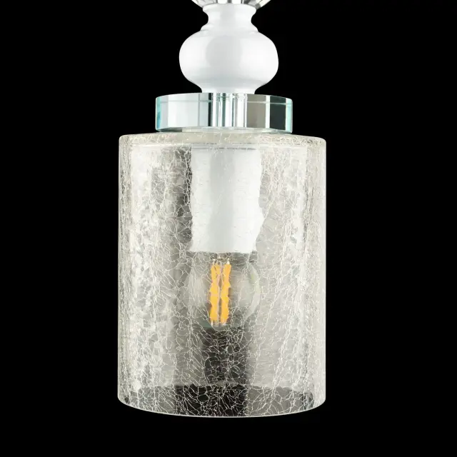 Светильник Crystal Lux MATEO SP1 WHITE — хром, ракурс 6