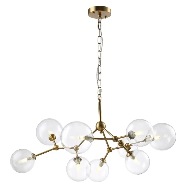 Люстра Crystal Lux MAXIMO SP9 BRONZE — бронза