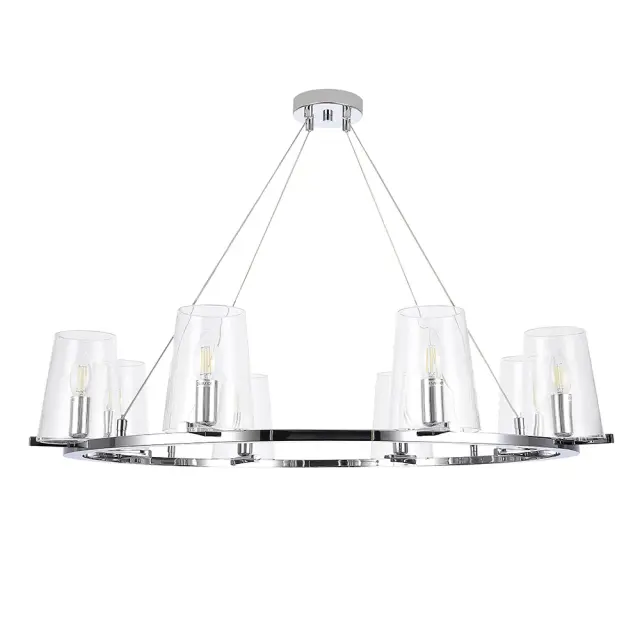 Люстра Crystal Lux MEDICI SP8 — хром