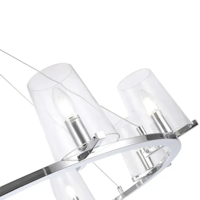 Люстра Crystal Lux MEDICI SP8 — хром, ракурс 5