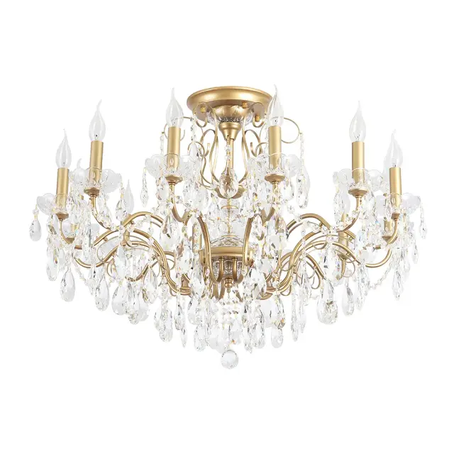 Люстра Crystal Lux MONTANA PL12 — золотой, ракурс 4
