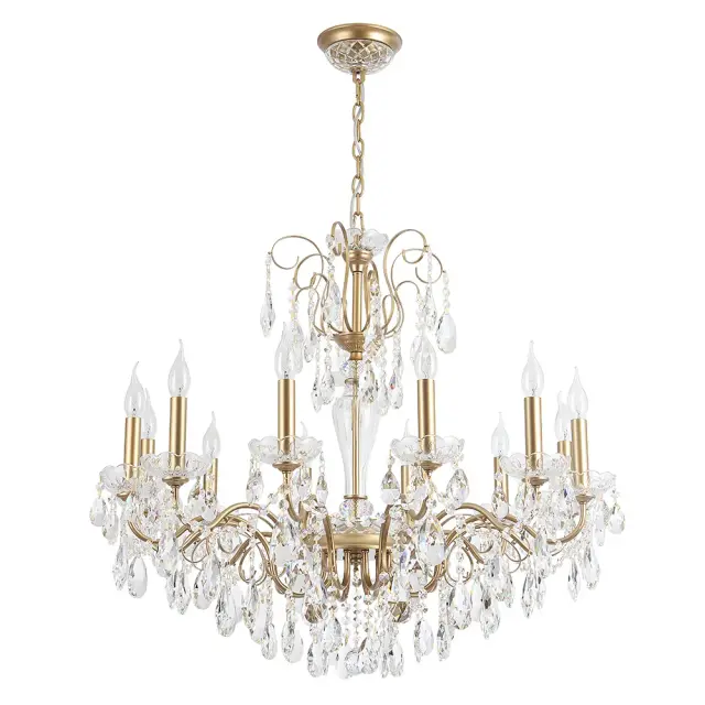 Люстра Crystal Lux MONTANA SP12 — золотой