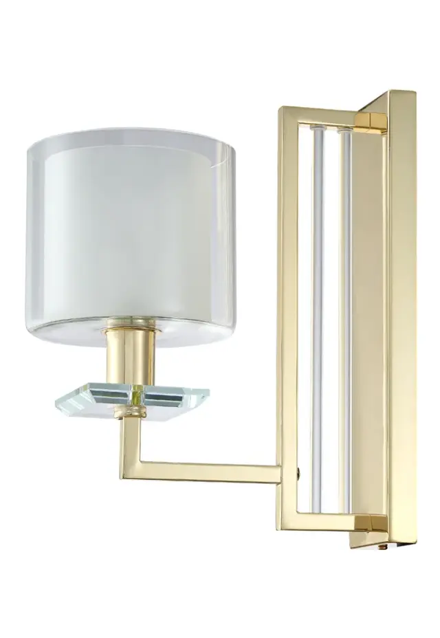 Бра Crystal Lux NICOLAS AP1 GOLD/WHITE — золотой