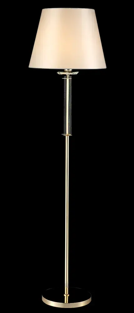 Торшер Crystal Lux NICOLAS PT1 GOLD/WHITE — золотой, ракурс 3