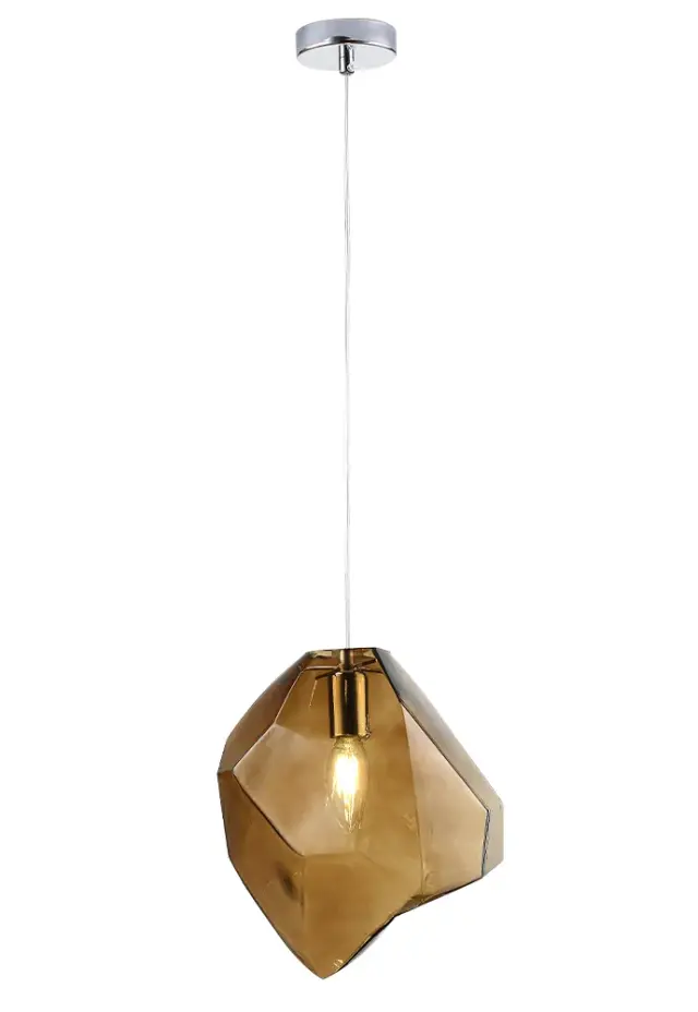 Светильник Crystal Lux NUESTRO SP1 CHROME/BROWN — хром