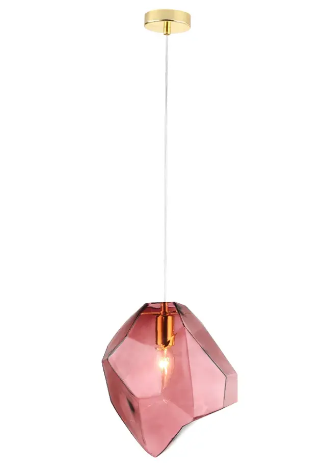 Светильник Crystal Lux NUESTRO SP1 GOLD/PINK — золотой