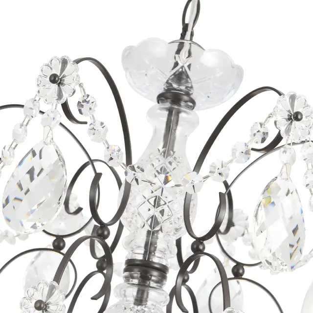 Люстра Crystal Lux ODELIS SP6 BROWN — коричневый, ракурс 6