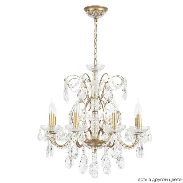 Люстра Crystal Lux ODELIS SP8 GOLD — золотой