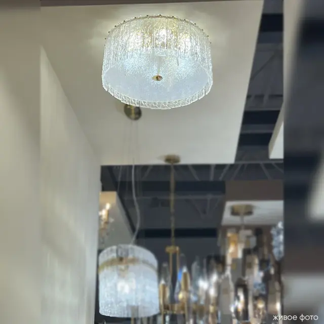Светильник Crystal Lux OVIEDO PL6 — золотой, ракурс 8