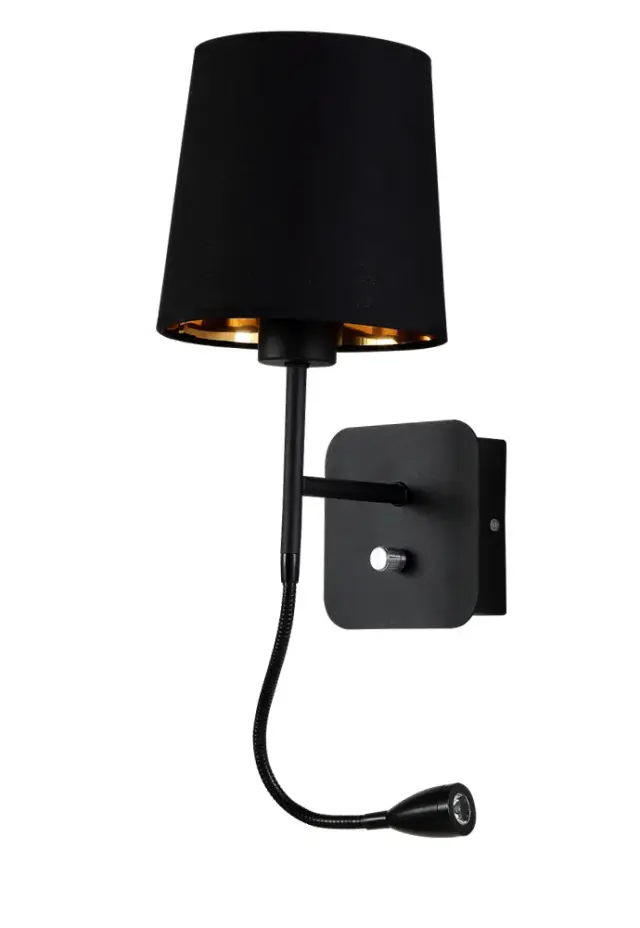 Бра Crystal Lux PABLO AP2 BLACK/BLACK-GOLD — черный