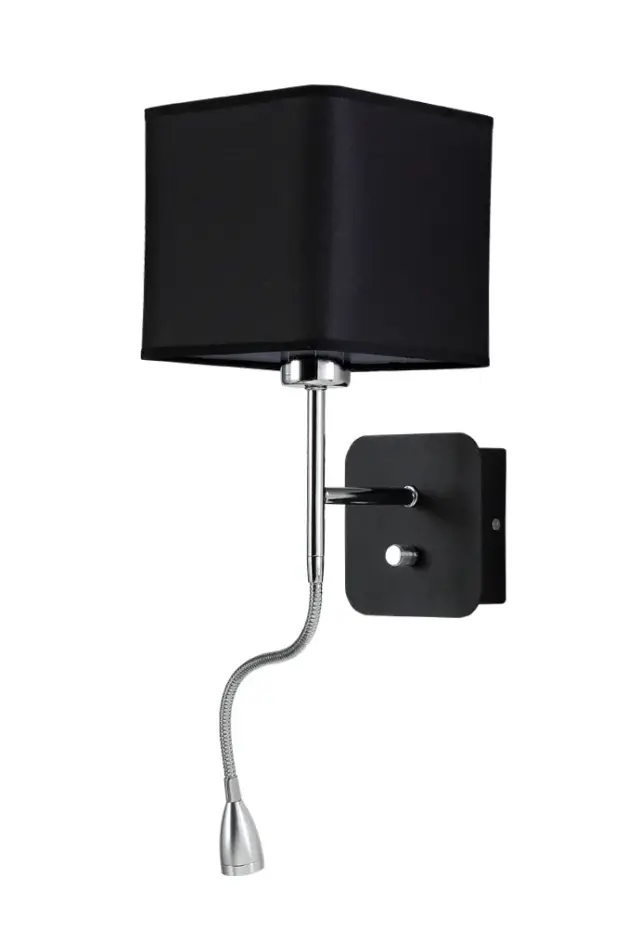 Бра Crystal Lux PACO AP2 CHROME/BLACK — черный