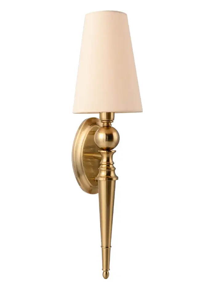 Бра Crystal Lux PER AP1 BRASS/BEIGE — золотой