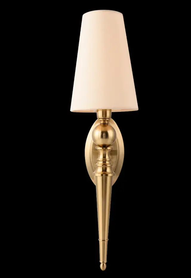 Бра Crystal Lux PER AP1 BRASS/BEIGE — золотой, ракурс 6
