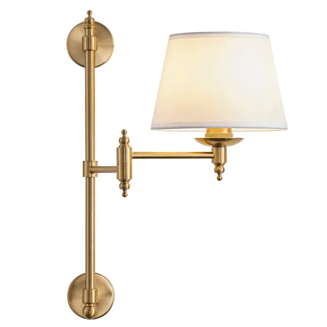 Бра Crystal Lux POESIA AP1 BRASS — латунь, ракурс 2