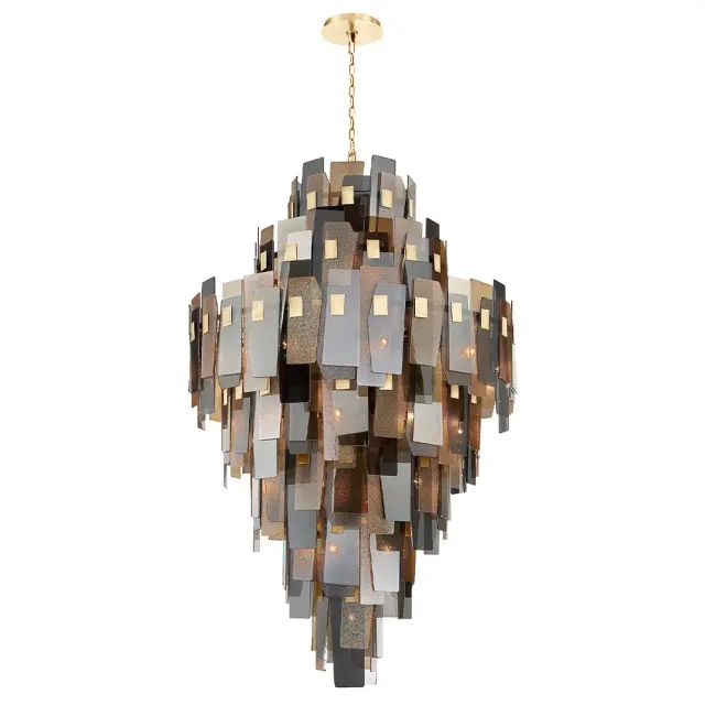 Люстра Crystal Lux POINT SP39 — латунь