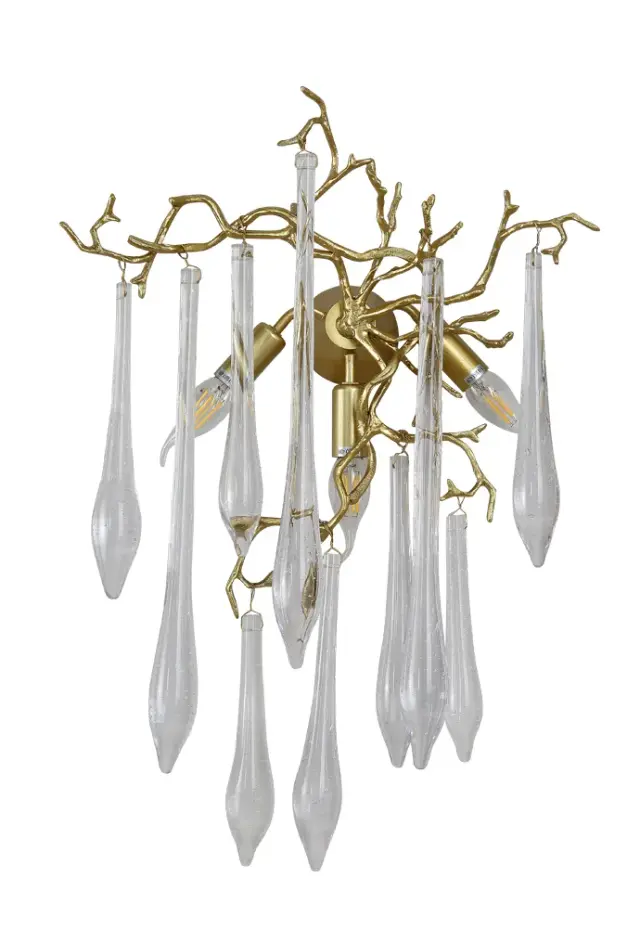 Бра Crystal Lux REINA AP3 GOLD PEARL — золотой