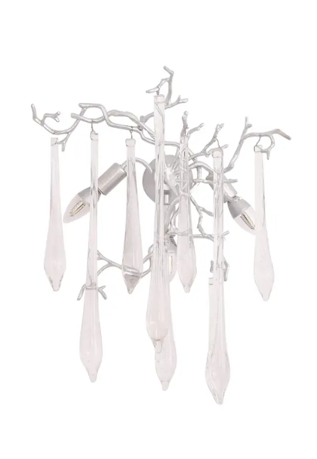 Бра Crystal Lux REINA AP3 SILVER PATINA — серебряный