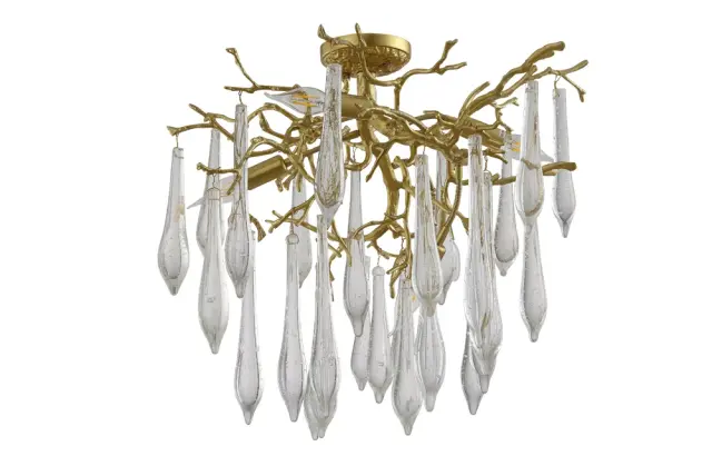 Люстра Crystal Lux REINA PL5 D600 GOLD PEARL — золотой