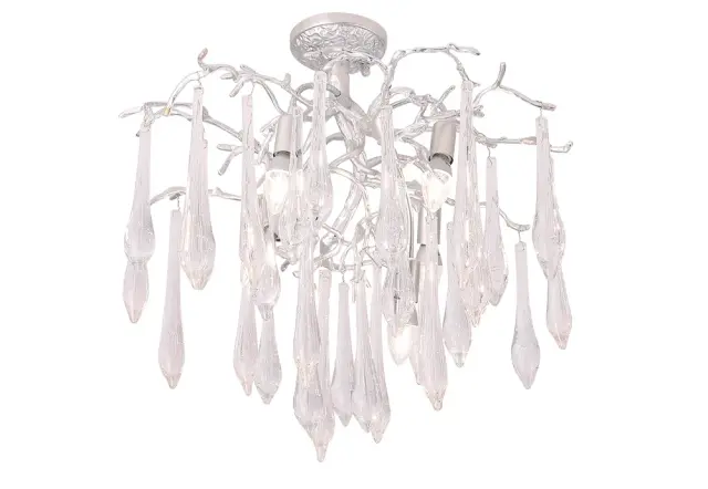 Люстра Crystal Lux REINA PL5 D600 SILVER PATINA — серебряный
