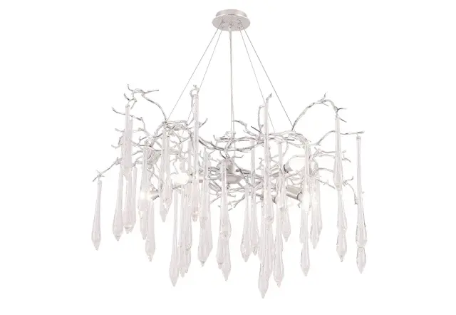 Люстра Crystal Lux REINA SP8 D1000 SILVER PATINA — серебряный