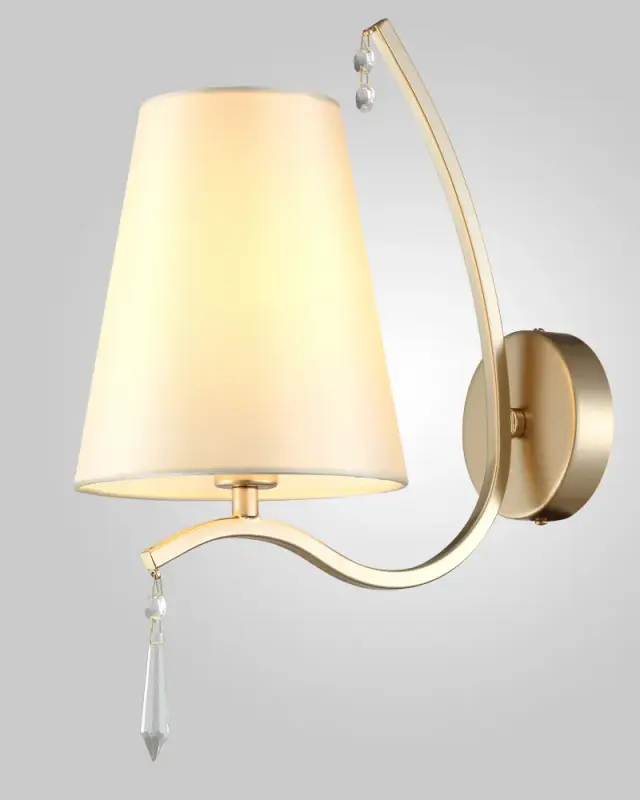 Бра Crystal Lux RENATA AP1 GOLD — золотой, ракурс 5