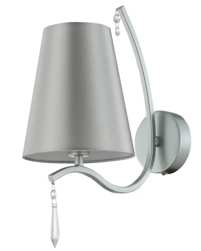 Бра Crystal Lux RENATA AP1 SILVER — серебряный