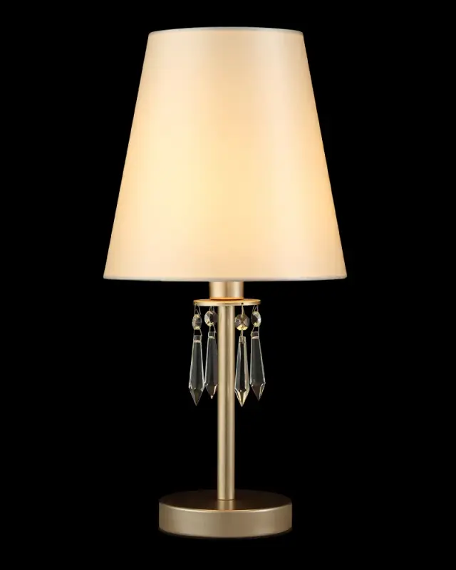 Настольная лампа Crystal Lux RENATA LG1 GOLD — золотой, ракурс 3