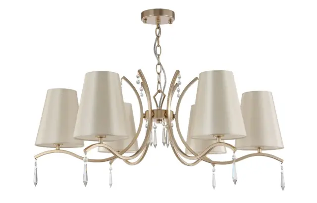 Люстра Crystal Lux RENATA SP6 GOLD — золотой