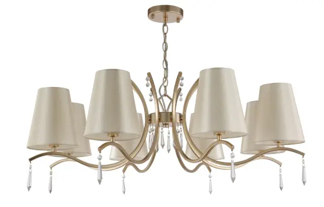 Люстра Crystal Lux RENATA SP8 GOLD — золотой