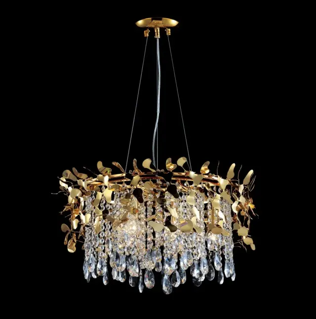 Светильник Crystal Lux ROMEO SP6 GOLD D600 — золотой