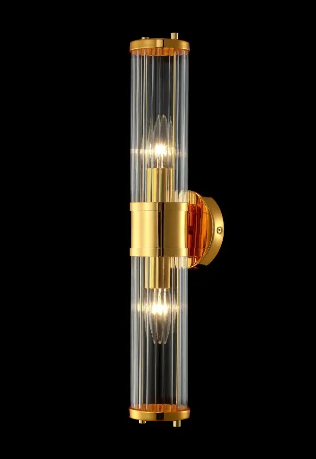 Бра Crystal Lux SANCHO AP2 GOLD — золотой, ракурс 3