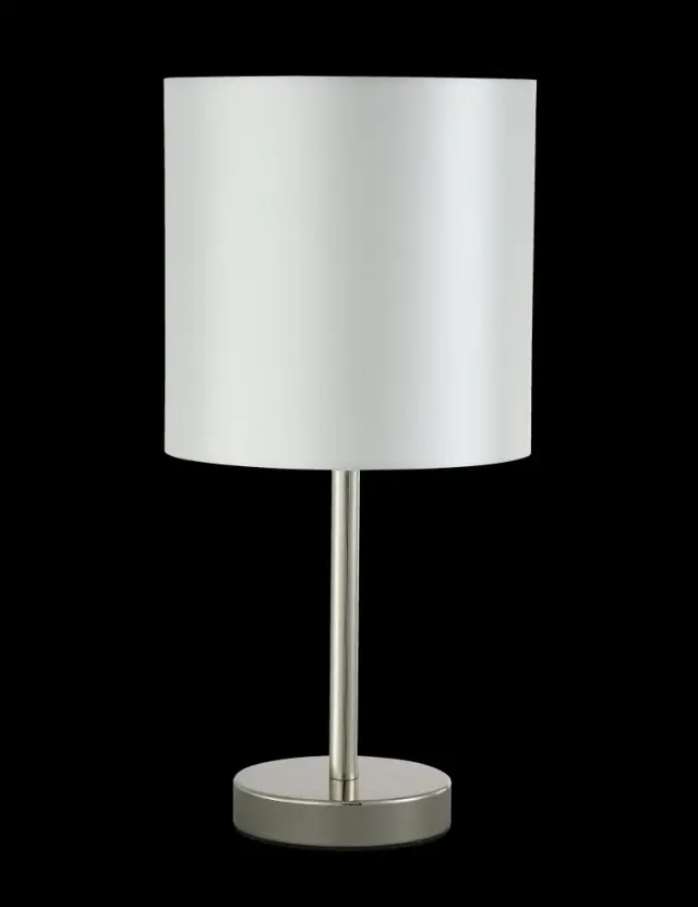 Настольная лампа Crystal Lux SERGIO LG1 NICKEL — никель, ракурс 3
