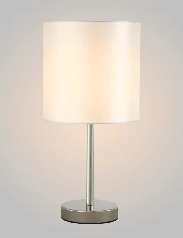 Настольная лампа Crystal Lux SERGIO LG1 NICKEL — никель, ракурс 4