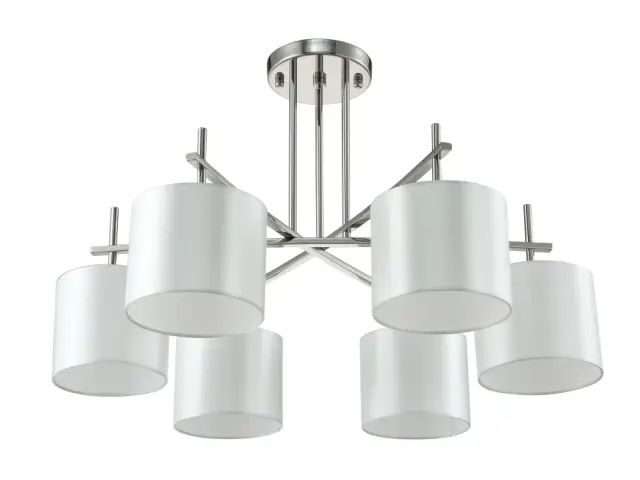Люстра Crystal Lux SERGIO PL6 NICKEL — никель