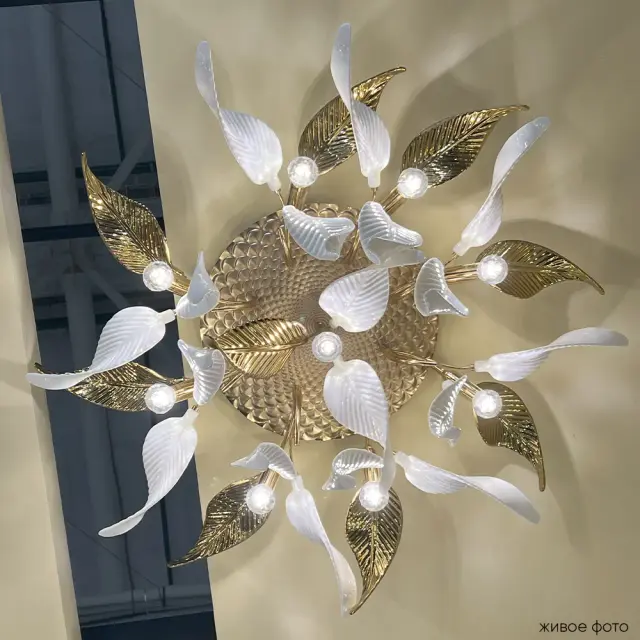 Люстра Crystal Lux STEFANIA PL9 — золотой, ракурс 6
