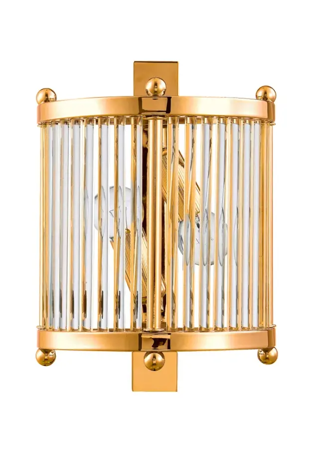 Бра Crystal Lux TADEO AP2 GOLD/TRANSPARENTE — золотой
