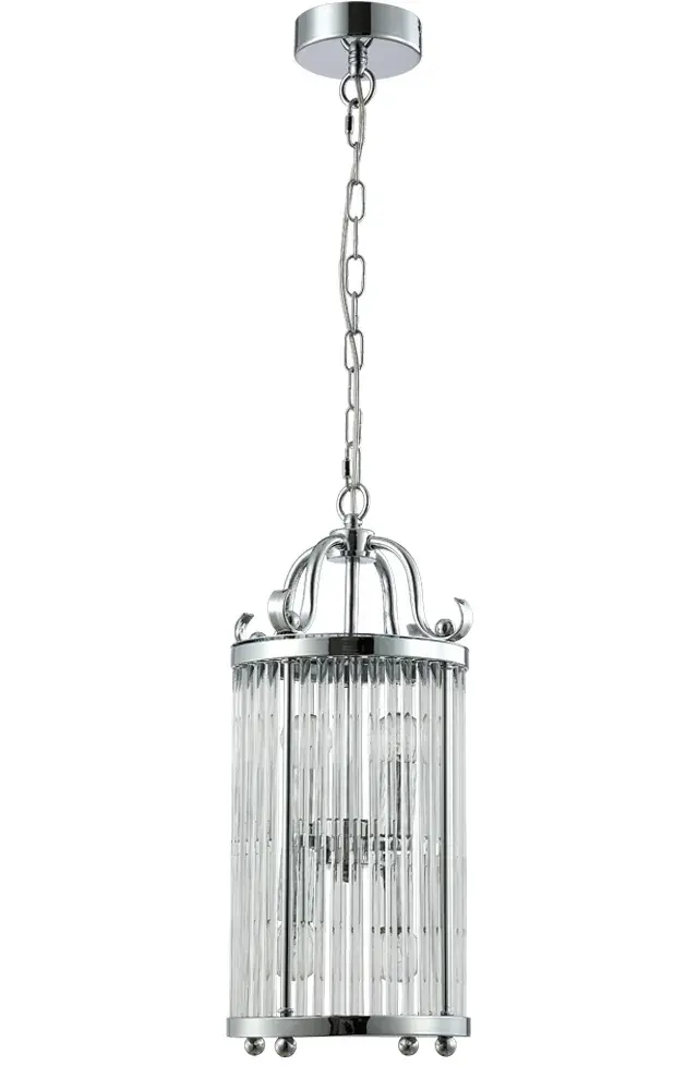 Люстра Crystal Lux TADEO SP4 D200 CHROME/TRANSPARENTE — хром