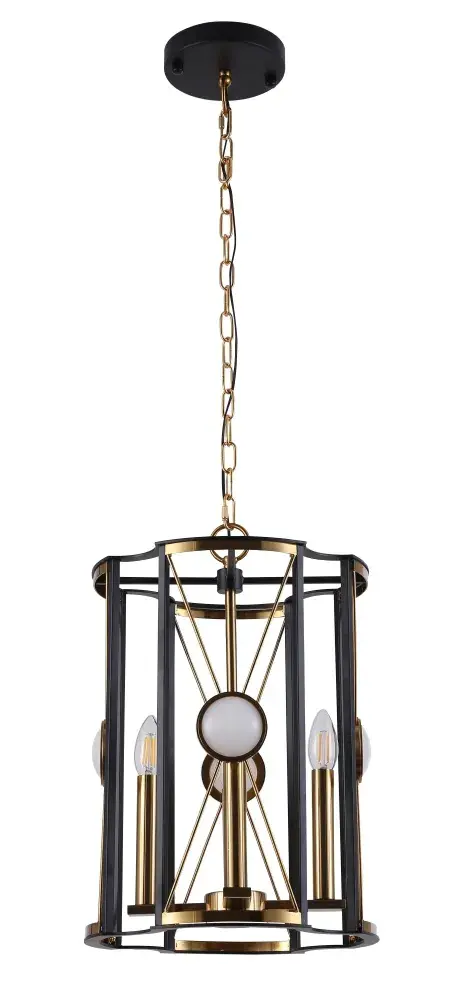 Светильник Crystal Lux TANDEM SP4 D410 GOLD — черный