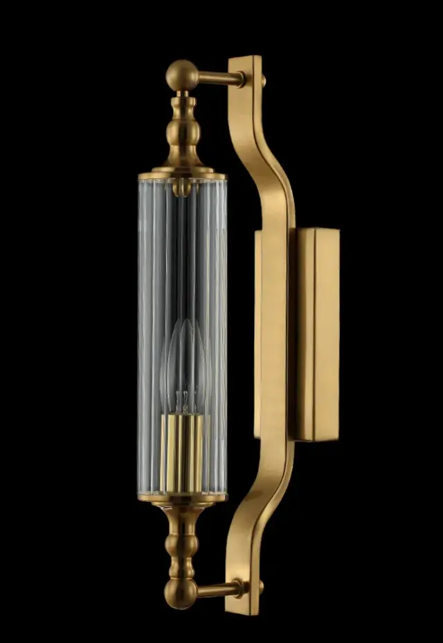 Бра Crystal Lux TOMAS AP1 BRASS — бронза, ракурс 3