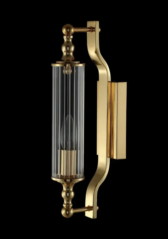 Бра Crystal Lux TOMAS AP1 GOLD — хром, ракурс 4