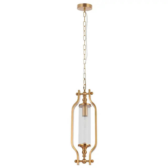 Светильник Crystal Lux TOMAS SP1 BRASS — латунь, ракурс 2
