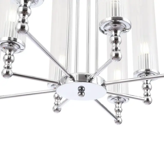 Люстра Crystal Lux TOMAS SP8 D650 CHROME — хром, ракурс 7