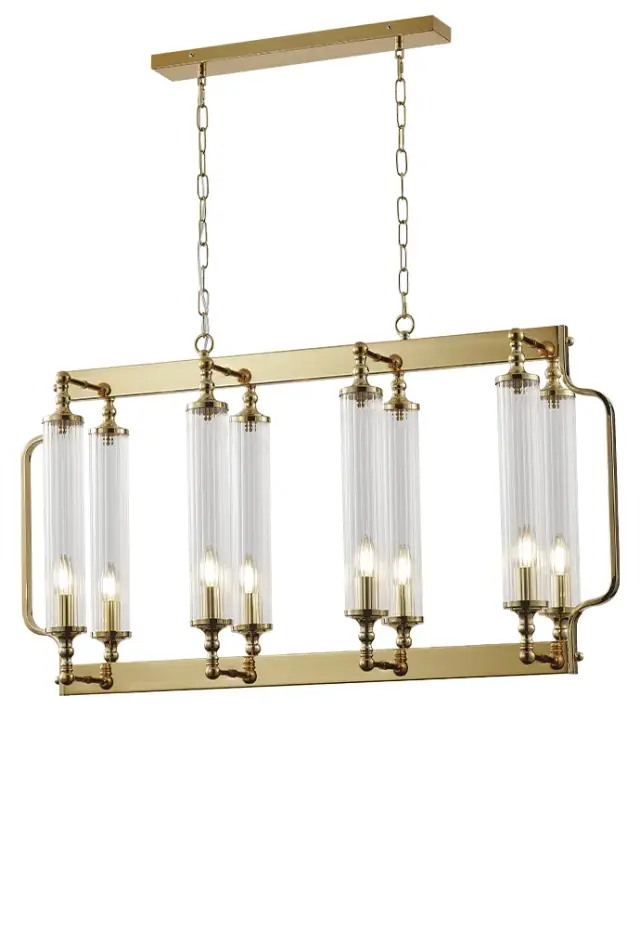 Светильник Crystal Lux TOMAS SP8 L1000 BRASS — латунь