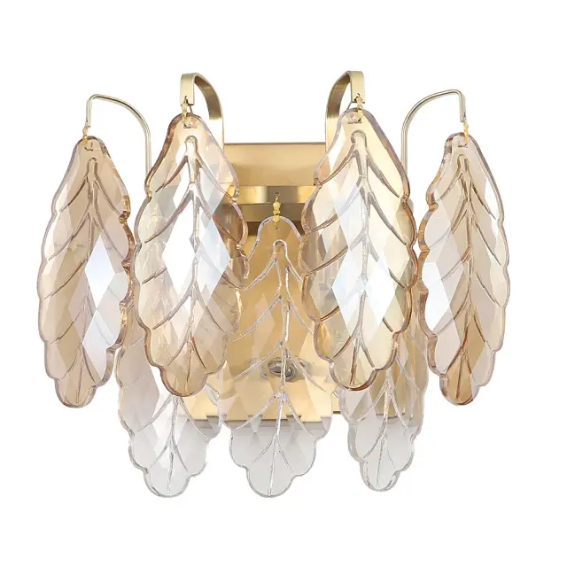 Бра Crystal Lux TREVI AP2 BRASS — латунь, ракурс 2