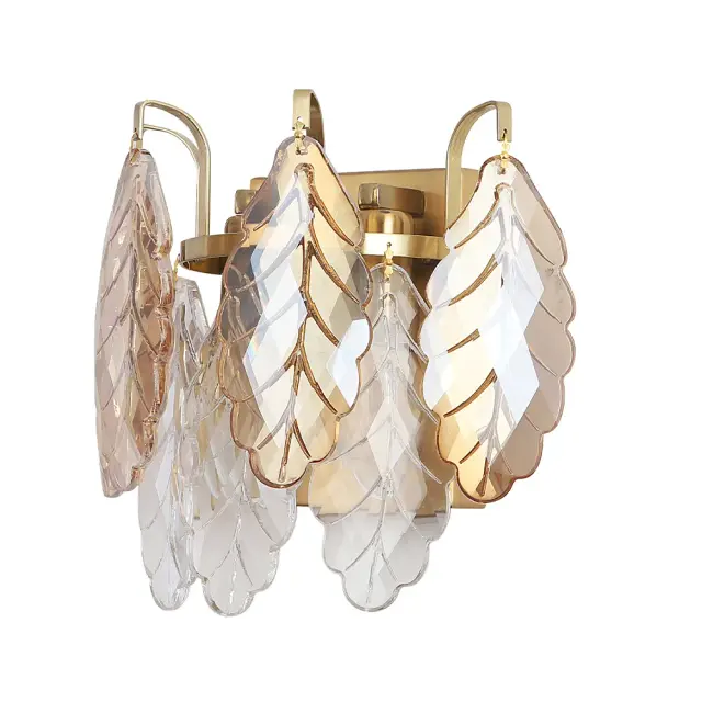 Бра Crystal Lux TREVI AP2 BRASS — латунь, ракурс 4